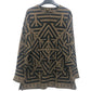 FENDI Pecan Pattern Vintage Apparel Top Knit FF Logo Sweater Viscose Women's Brown
