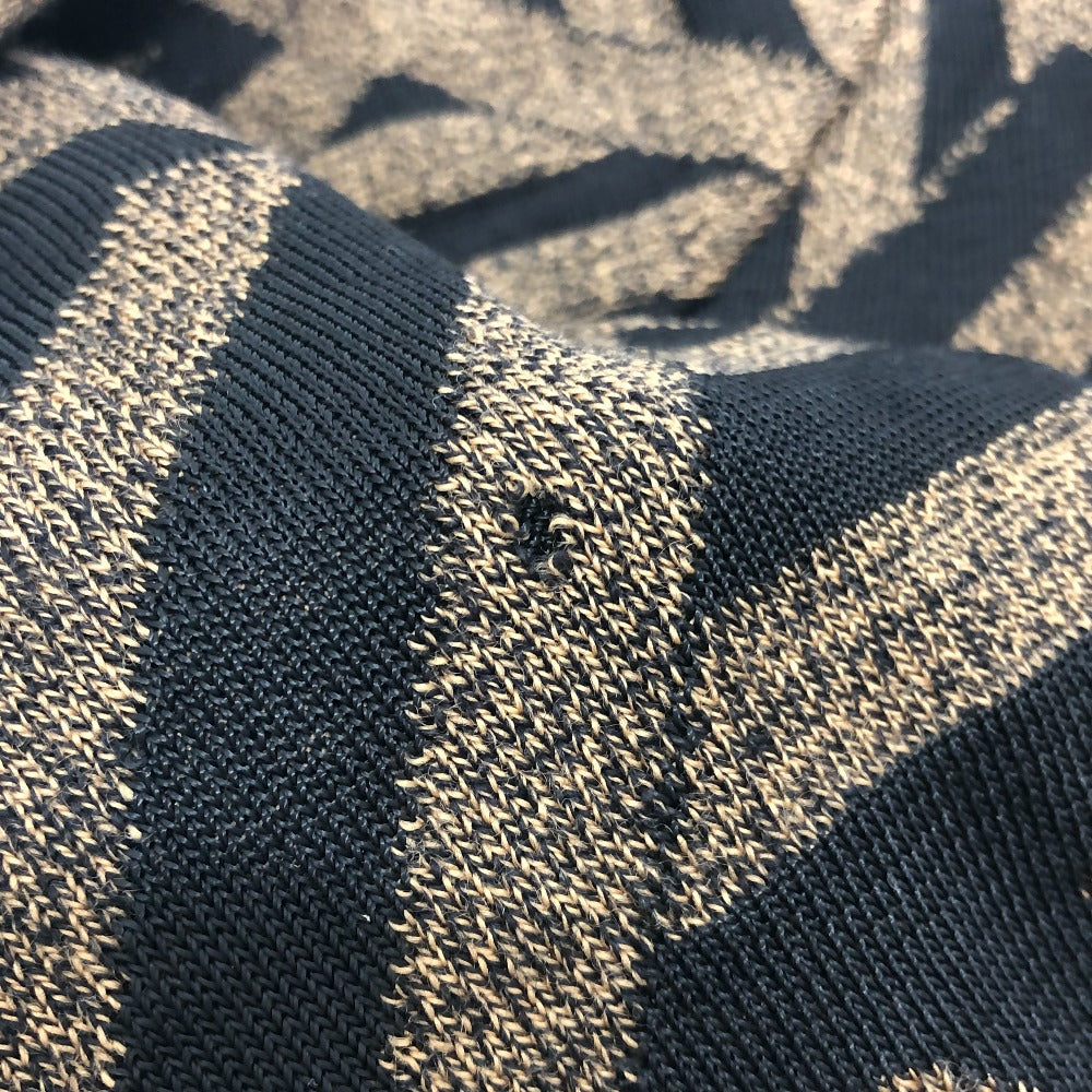 FENDI Pecan Pattern Vintage Apparel Top Knit FF Logo Sweater Viscose Women's Brown