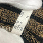 FENDI Pecan Pattern Vintage Apparel Top Knit FF Logo Sweater Viscose Women's Brown