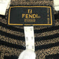 FENDI Zucca Pattern Apparel Knit Top All-over Pattern Sweater Wool Unisex Brown