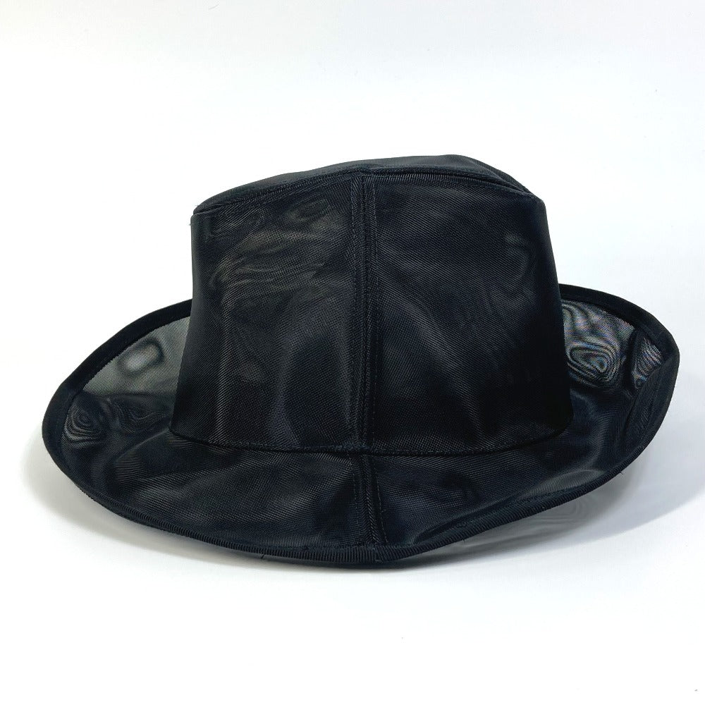 FENDI FXQ206 Mesh See-Through Hat, Fashion Accessory, Headwear, Polyamide, Women's, Black