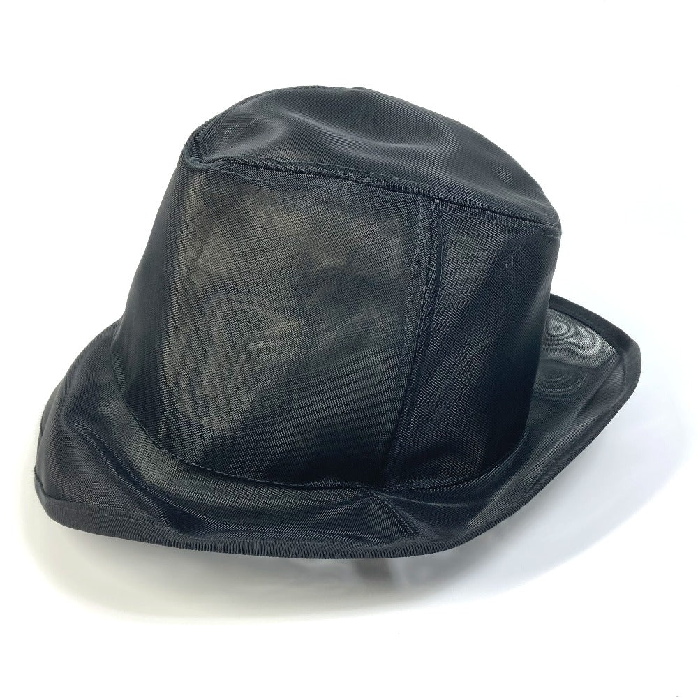 FENDI FXQ206 Mesh See-Through Hat, Fashion Accessory, Headwear, Polyamide, Women's, Black