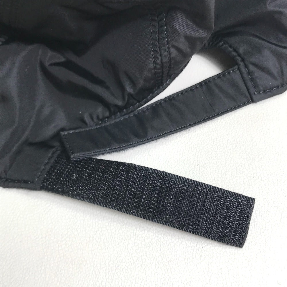 FENDI FXQ768 ロゴ ベースボールキャップ ベースボール 帽子 ヘッドウェア キャップ ナイロン ユニセックス ブラック