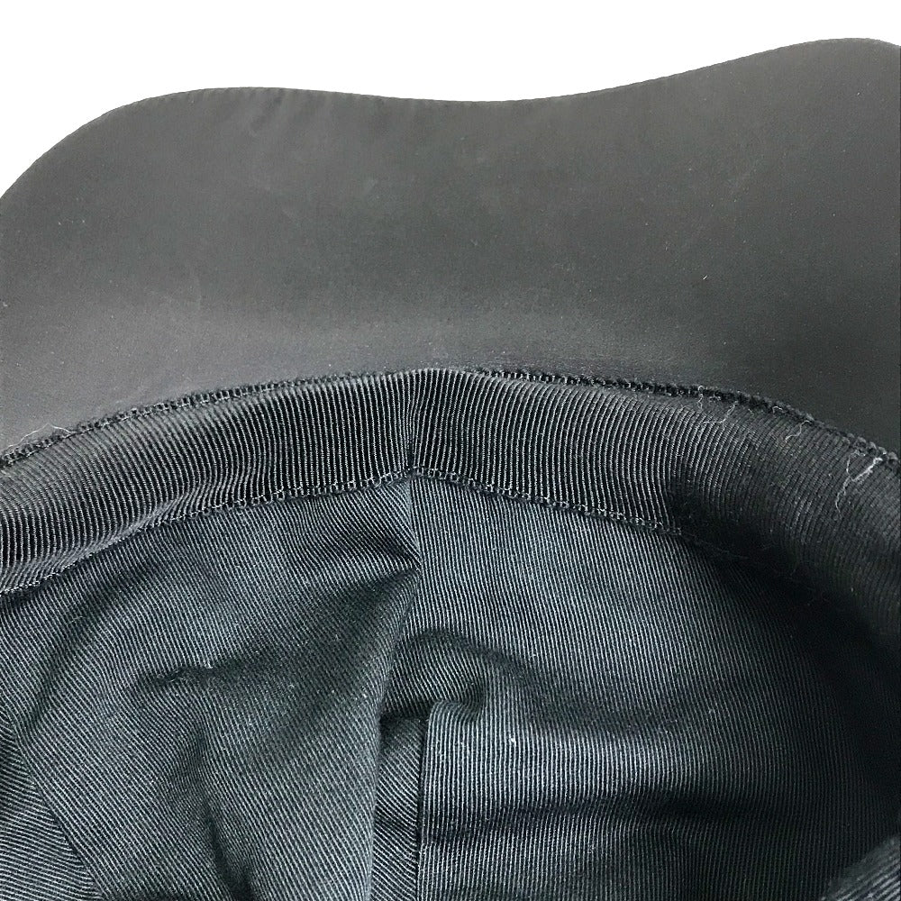 FENDI FXQ768 ロゴ ベースボールキャップ ベースボール 帽子 ヘッドウェア キャップ ナイロン ユニセックス ブラック