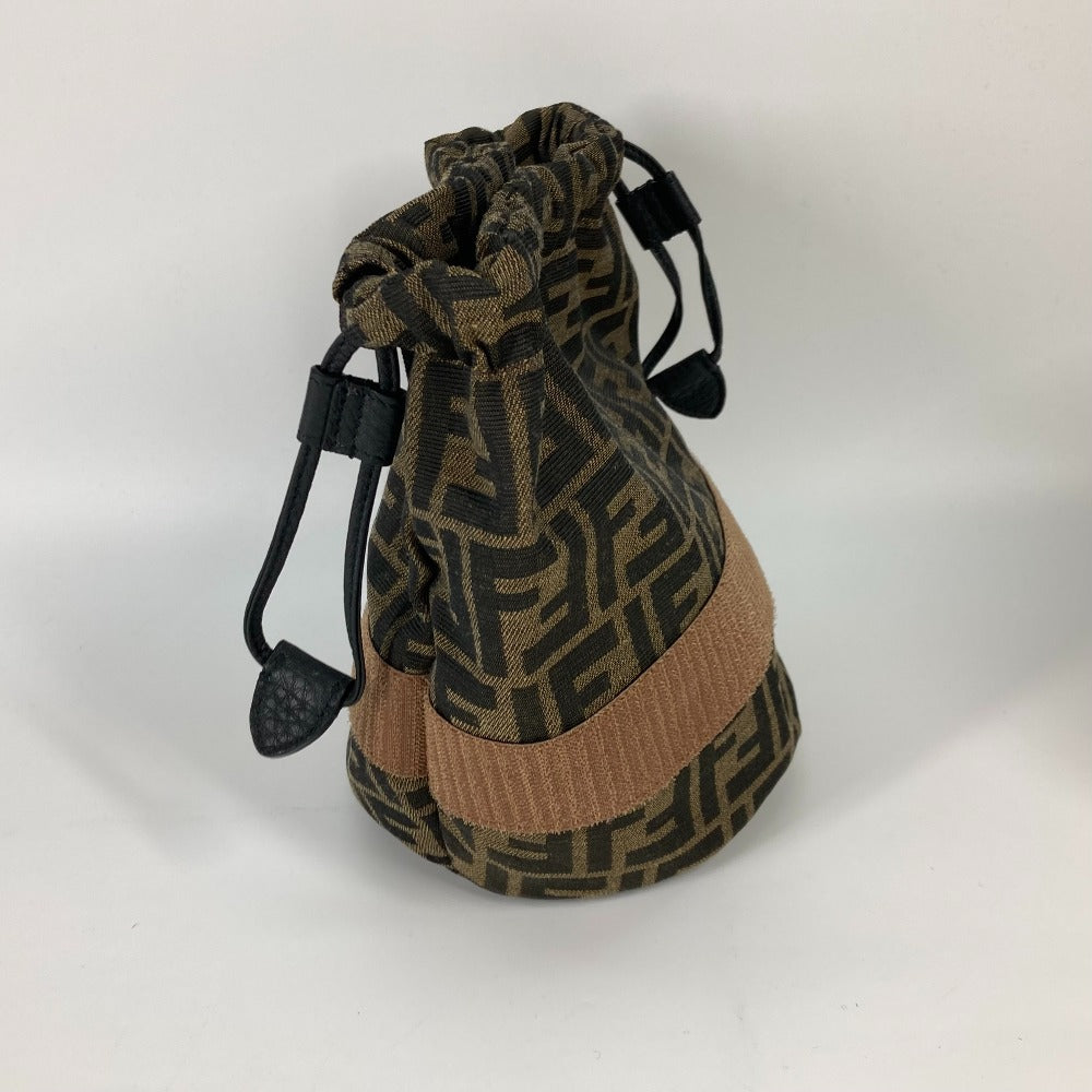 FENDI FXQ891 ハンドバッグ AIJE RAFFIA BUCKET Hat バケットハット＆巾着バッグ ハット帽 帽子 バケットハット ボブハット ハット レザー レディース ベージュ