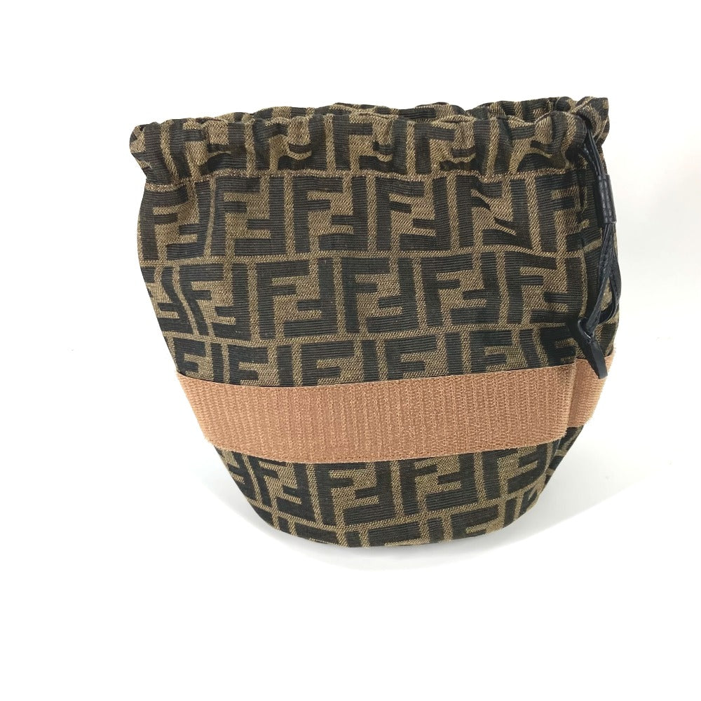 FENDI FXQ891 ハンドバッグ AIJE RAFFIA BUCKET Hat バケットハット＆巾着バッグ ハット帽 帽子 バケットハット ボブハット ハット レザー レディース ベージュ