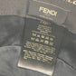 FENDI FXQ801 千鳥格子 ハット帽 帽子 バケットハット ボブハット ハット ナイロン メンズ ブラック