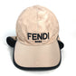 FENDI FXQ679 ファー モコモコ ロゴ フライト 帽子 キャップ帽 ベースボール キャップ レザー レディース ピンク
