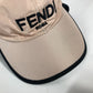 FENDI FXQ679 ファー モコモコ ロゴ フライト 帽子 キャップ帽 ベースボール キャップ レザー レディース ピンク