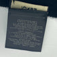 FENDI FXS124 Apparel Scarf Logo Patch Fringe Muffler Wool Men's Black