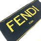 FENDI Logo Two-Tone Wool Scarf Men's Black