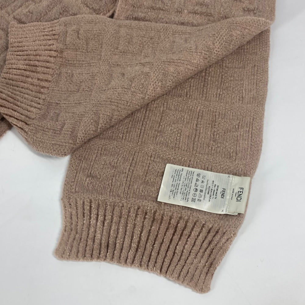 FENDI FXT283 ロゴ FF マフラー ナイロン レディース ベージュ - brandshop-reference