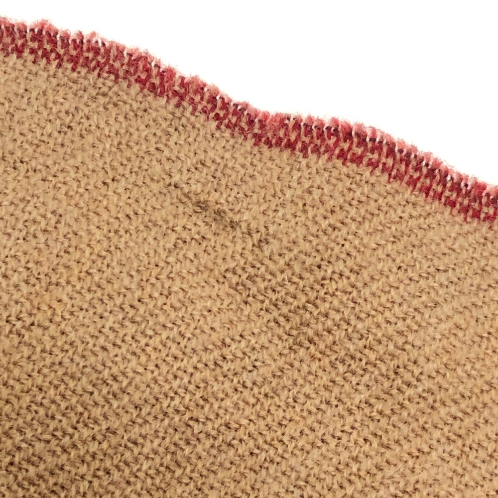 FENDI Zucca Print Reversible Wool Scarf for Women, Red