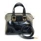 FENDI エナメル 斜め掛け 肩掛け カメレオン カバン 2WAY ショルダーバッグ ハンドバッグ キャンバス/パテントレザー レディース ブラック系