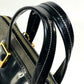 FENDI エナメル 斜め掛け 肩掛け カメレオン カバン 2WAY ショルダーバッグ ハンドバッグ キャンバス/パテントレザー レディース ブラック系