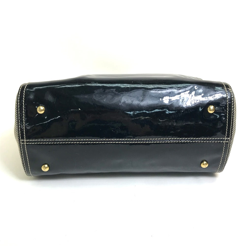 FENDI エナメル 斜め掛け 肩掛け カメレオン カバン 2WAY ショルダーバッグ ハンドバッグ キャンバス/パテントレザー レディース ブラック系