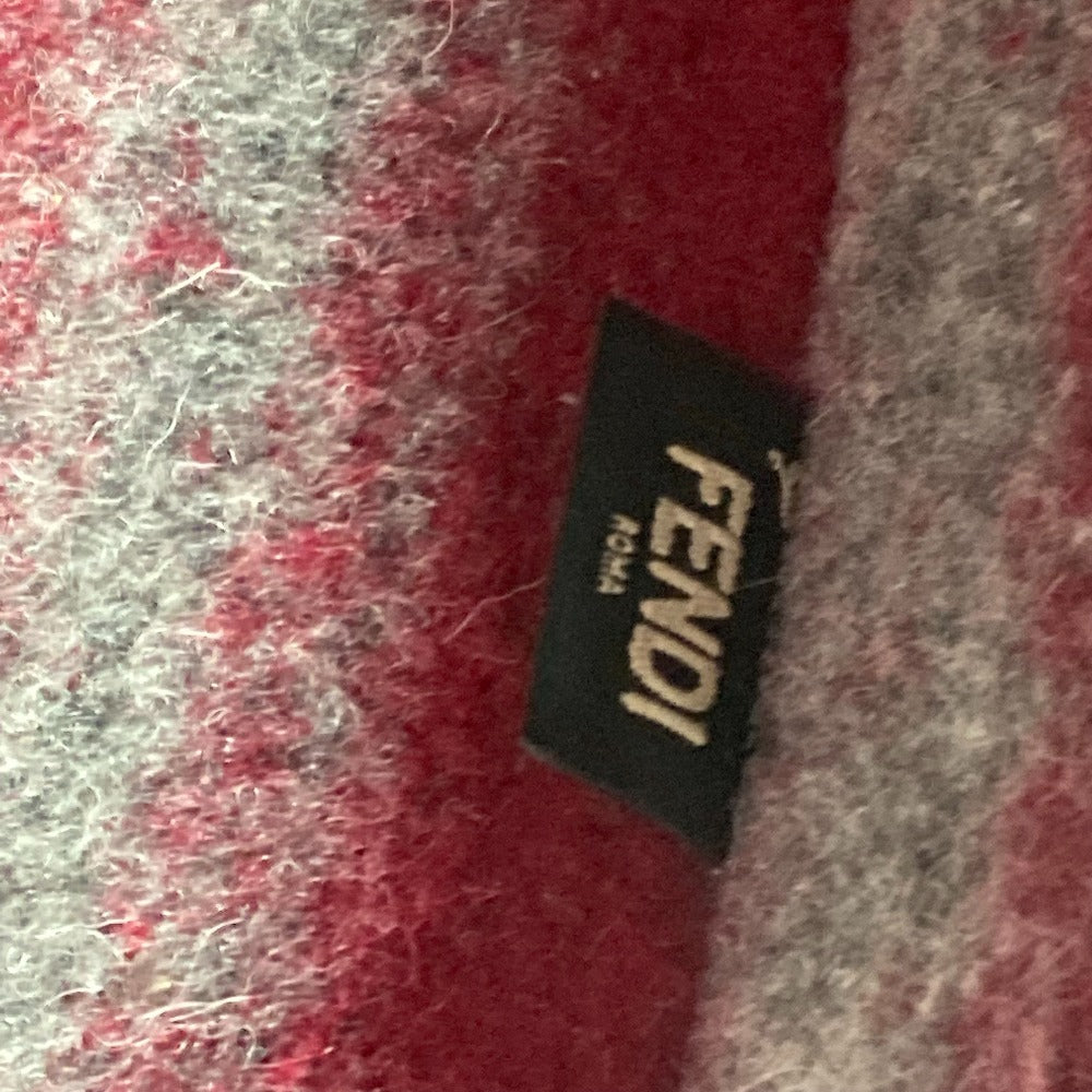 FENDI 7VA390 ショルダートート カバン 肩掛け ショルダーバッグ トートバッグ ウール メンズ ネイビー