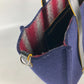 FENDI 7VA390 ショルダートート カバン 肩掛け ショルダーバッグ トートバッグ ウール メンズ ネイビー