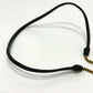 FENDI FF Vertigo Choker Necklace Leather Men's Black
