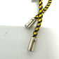 FENDI FF Vertigo Choker Necklace Leather Men's Black