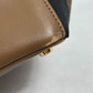 FENDI 8BN251 ペカン ショルダーバッグ 肩掛け ハンドバッグ レザー/キャンバス レディース ブラウン