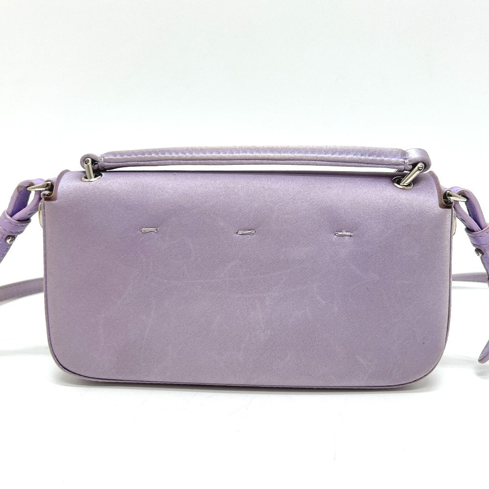 FENDI 7AS142 バゲット スマートフォンポーチ 2WAY ミニバッグ カバン バッグ ショルダーバッグ サテン レディース パープル