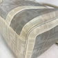 FENDI Zucca mesh mini Boston bag in white leather for women.