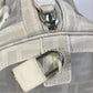 FENDI Zucca mesh mini Boston bag in white leather for women.