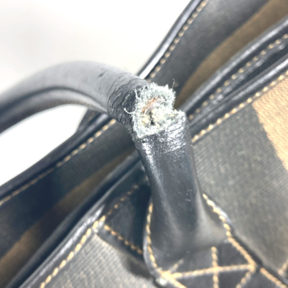 FENDI ヴィンテージ ズッカ 特大 カバン 旅行バッグ トラベルバッグ ボストンバッグ PVC/レザー メンズ ブラウン - brandshop-reference