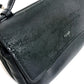 FENDI 8M0371 Double Micro Baguette Pochette, Crossbody Bag, 2-Way Mini Handbag/Shoulder Bag, Leather, Black, Women's