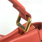 FENDI 8BN244 肩掛け 斜め掛け ミニピーカブー カバン 2WAY ショルダーバッグ ハンドバッグ レザー レディース サーモンピンク系