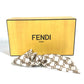 FENDI FXT114 ロゴ リボン ヘアクリップ ヘアアクセサリー バレッタ シルク レディース ベージュ