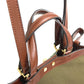 FENDI 8BH374 FF総柄 ピーカブー エックストート カバン 2WAY ショルダーバッグ トートバッグ コットン レディース グリーン