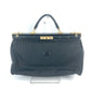 FENDI ヴィンテージ ドクターバッグ ペカン カバン ハンドバッグ レザー/PVC レディース ブラック