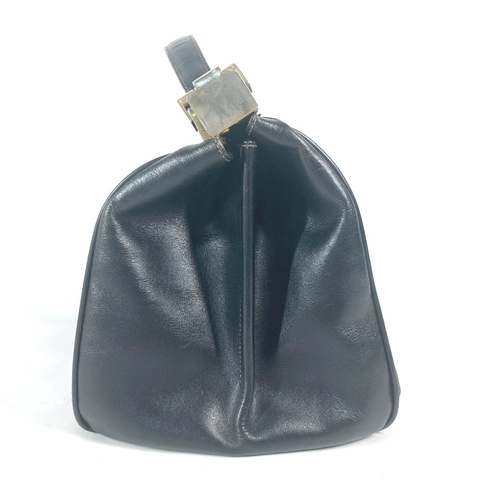 FENDI ヴィンテージ ドクターバッグ ペカン カバン ハンドバッグ レザー/PVC レディース ブラック