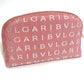 BVLGARI Logomania Makeup Pouch, Canvas, Women's, Pink