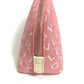 BVLGARI Logomania Makeup Pouch, Canvas, Women's, Pink
