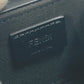 FENDI 7AR894 MINIBOX Bag Charm Keychain Leather Women's Black