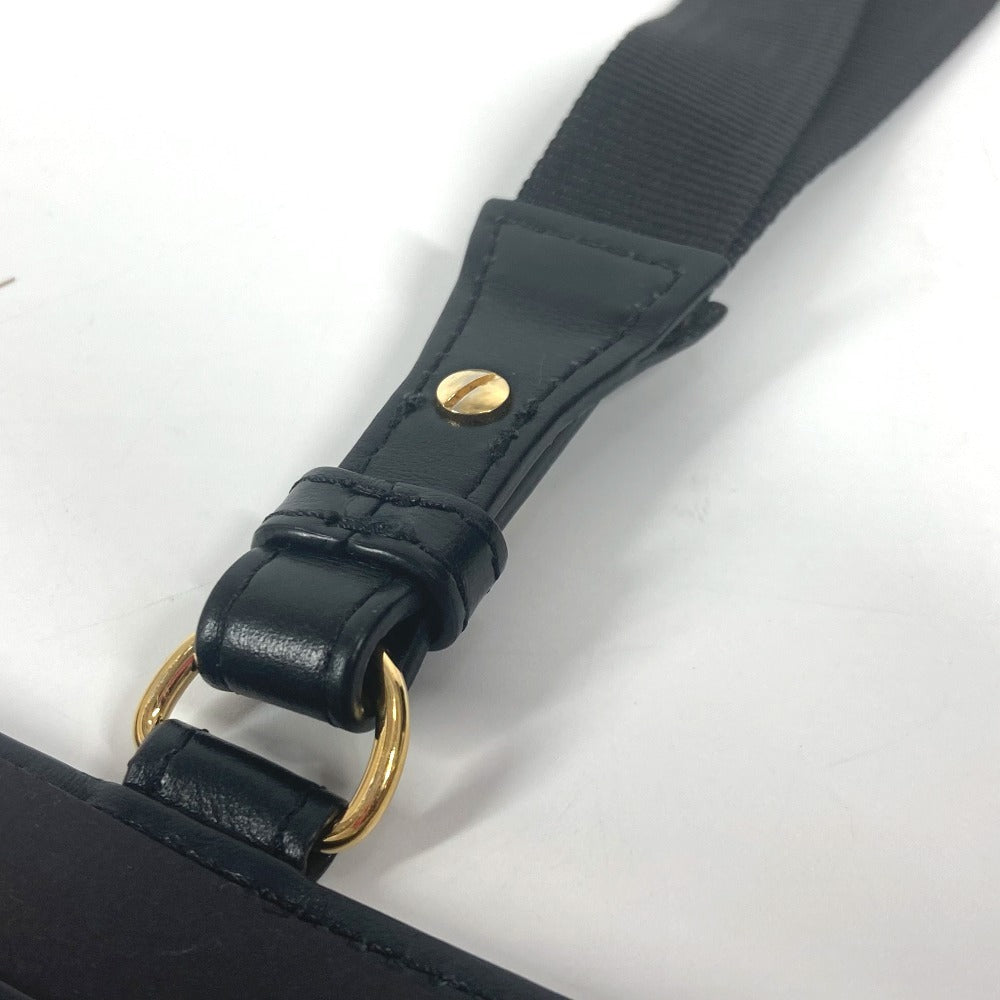 FENDI ヴェルサーチ コラボ VERSACE ロゴ フェンダーチェ FENDACE ズッカ ストラップ付 名刺入れ パスケース カードケース PVC ユニセックス ブラウン