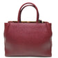 FENDI 8BH250 Toujours Bag, Handbag, Shoulder Bag, Leather, Women's, Dark Red