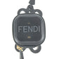 FENDI メッシュ ストラップ付 ロゴ スマホポーチ ケース iphone アイフォン スマホケース スマートフォンケース ラバー メンズ ブラック