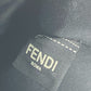 FENDI 7N0078 ポーチ ズッカ ロゴ カバン クラッチバッグ レザー メンズ ブラック