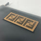 FENDI 7N0078 ポーチ ズッカ ロゴ カバン クラッチバッグ レザー メンズ ブラック