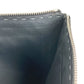 FENDI Selleria Logo Pouch/Clutch Bag in Black Leather for Men