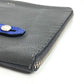 FENDI Selleria Logo Pouch/Clutch Bag in Black Leather for Men