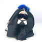 FENDI 7VZ016 Backpack, Karl Lagerfeld, Fur Studs, Nylon, Women's, Black