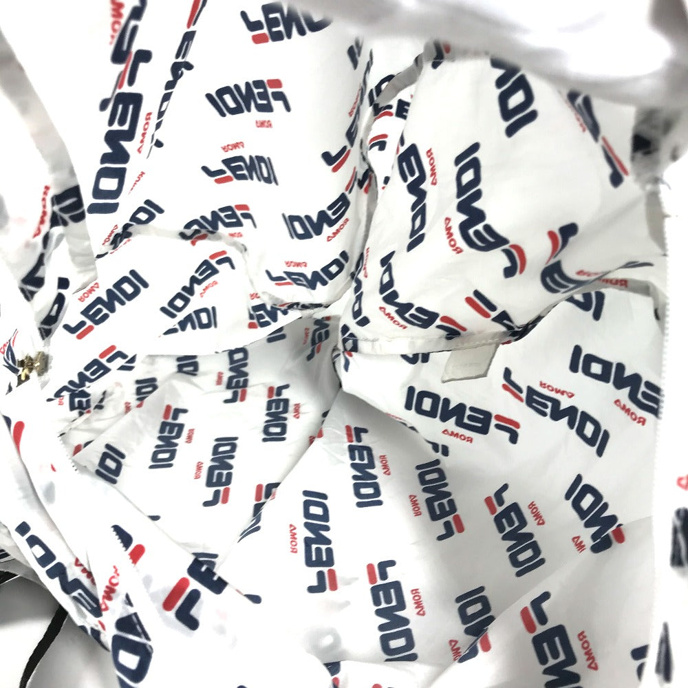 FENDI バックパック カバン フィラ FILA コラボ ポーチ付き リュックサック ナイロン レディース ホワイト