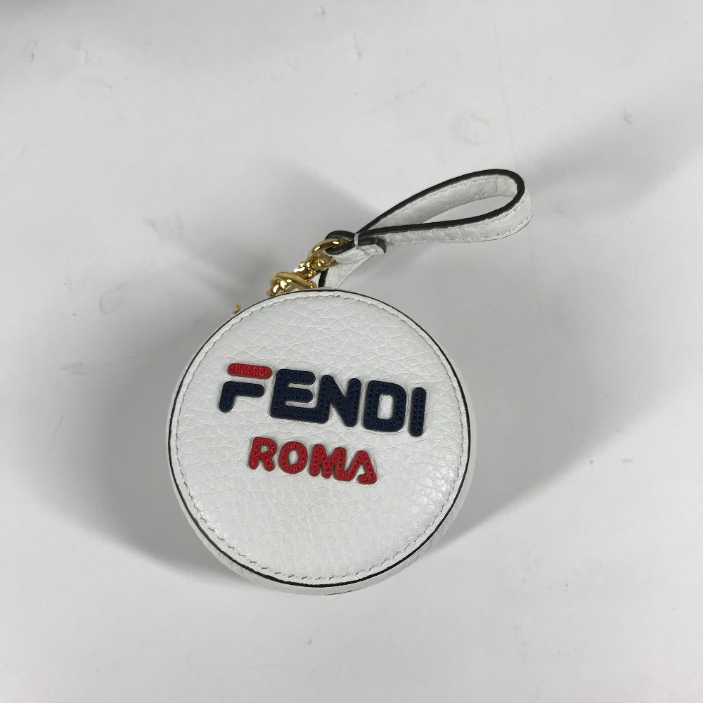 FENDI バックパック カバン フィラ FILA コラボ ポーチ付き リュックサック ナイロン レディース ホワイト