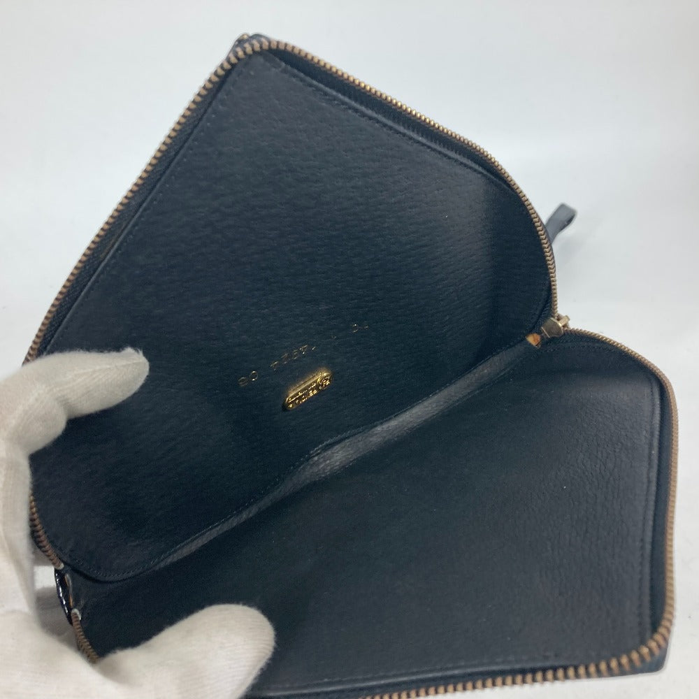 FENDI ヴィンテージ ハート バックパック カバン リュックサック レザー レディース ブラック