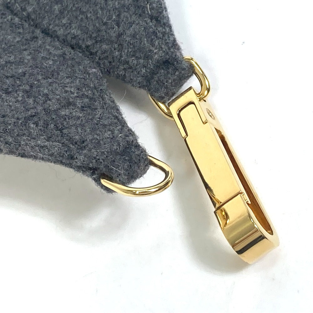 FENDI 8C0627 ベルト ズボン用ベルト ベルト フェルト レディース グレー